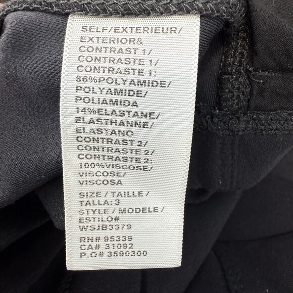 Y/osemite James Perse Performance Pullover Womens 3 (L) Black Half Zip Crop - Picture 7 of 11